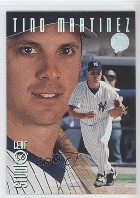 1996 Leaf Studio Silver Press Proof /100 Tino Martinez #144 0q3
