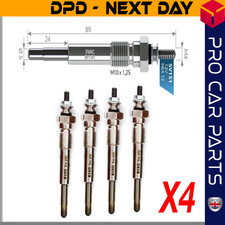 4X GLOW PLUG fits PEUGEOT 106 1.5 D