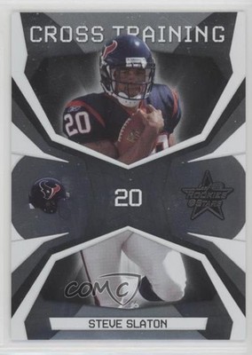 2008 Leaf Rookies & Stars Cross Training /1000 Steve Slaton #CT-34 RC 05v0