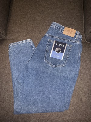 Avenue Blue Jeans Women s 18P Denim Stretch Distressed High Rise Classic NEW