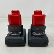 Milwaukee M12 REDLITHIUM High Output XC5.0 12V 5.0Ah Battery Pack 2-Pack - Red