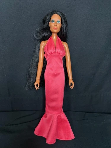 Vintage Mego Cher Barbie Doll 1975 with original dress