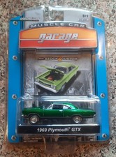 GREENLIGHT 2008 MCG STOCK & CUSTOM SERIES 7 1969 PLYMOUTH GTX GREEN MACHINE 🔥