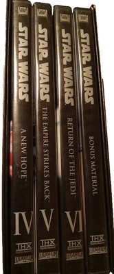 Star Wars Trilogy DVD Widescreen Edition IV V VI & BONUS Material 2004