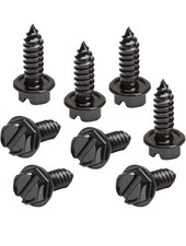 Rustproof License Plate Screws for US Domestic Vehicles Stainless Steel Bolts