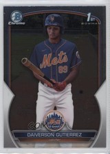 2023 Bowman Chrome Prospects Daiverson Gutierrez #BCP-154 2y7