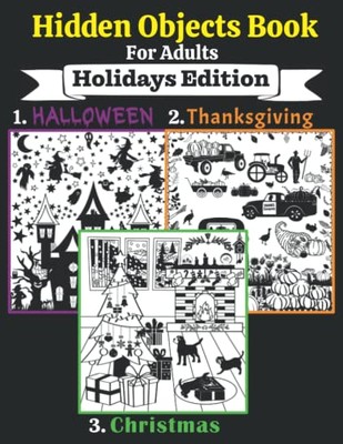 Hidden Objects Book For Adults - VERY GOOD