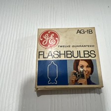 VINTAGE GE FLASHBULB AG-1B FLASHBULBS TWELVE 12