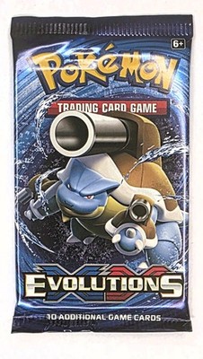 Pokemon XY Evolutions Booster Pack Brand New - Mega Blastoise Artwork