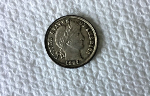 1897 P Barber Dime 90% Silver Very Nice