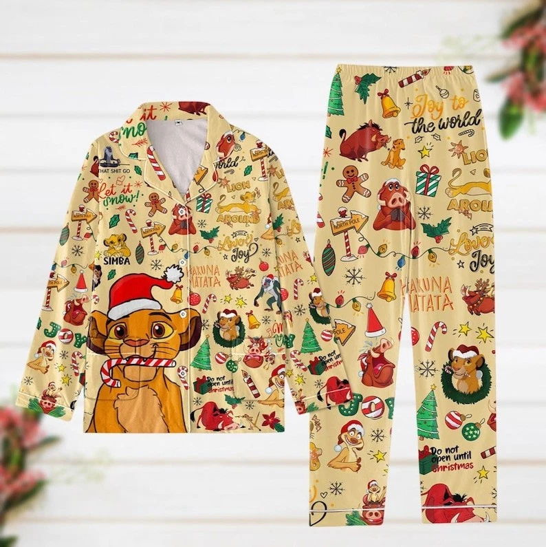 The Lion King Simba & Friends Pajama Set for Adults