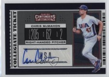 2019 Panini Elite Extra Edition Chris McMahon #USA-CM Auto 12gr