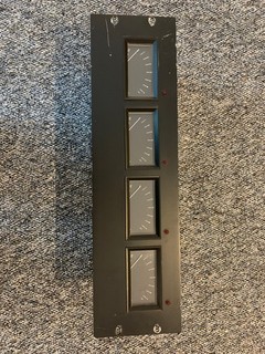 Rackmounted Set of 4 ex BBC Sifam PPM Meters