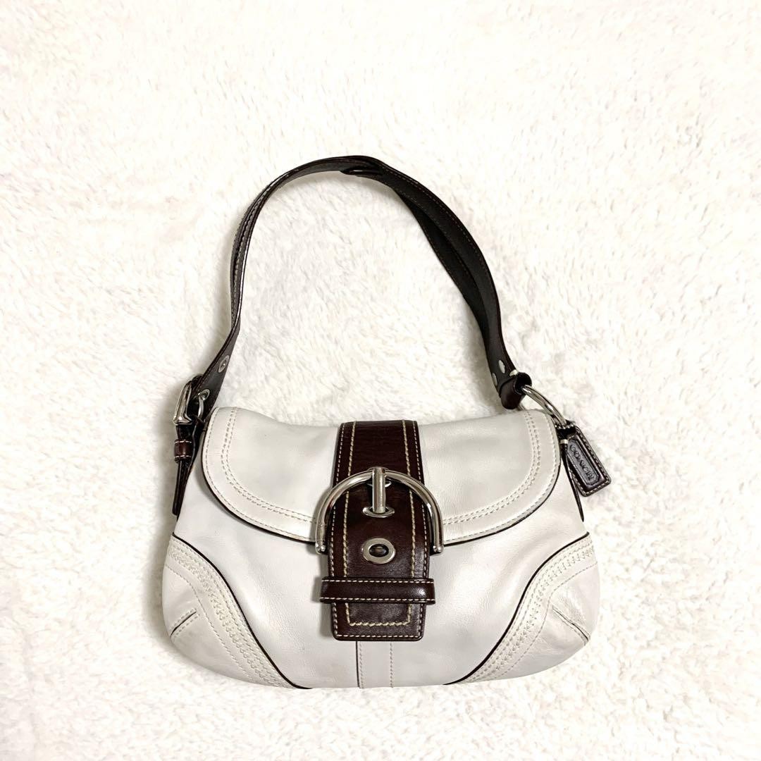 COACH Accessory Pouch Leather One Shoulder Soho | eBay