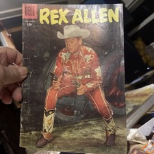 Rex Allen memorabilia comic book June August DELL