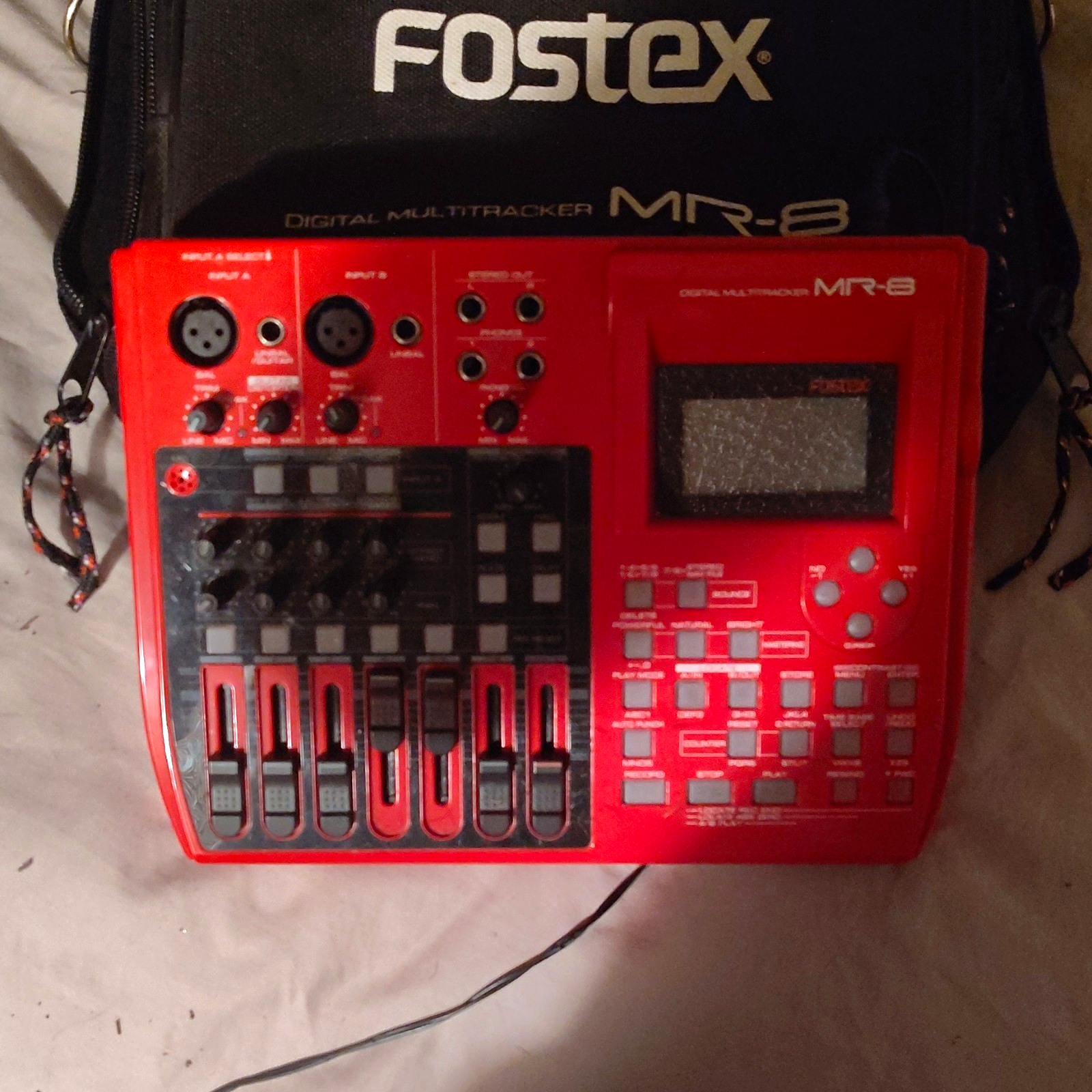 Fostex MR-8 Portable Digital Multitracker Recorder, XLR In, 2 Mic Inputs