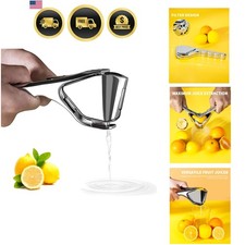 Lemon Squeezer, Stainless Steel Lemon Juicer, Manual Juicer for Lemon Citrus ...