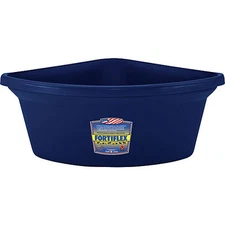 Fortiflex FortiFlex Corner Fence Mount Feeder 24 Qt Blue
