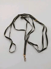 Antique Victorian Watch Chain Ribbon JMF Co Dog Clip Super Long Ribbon