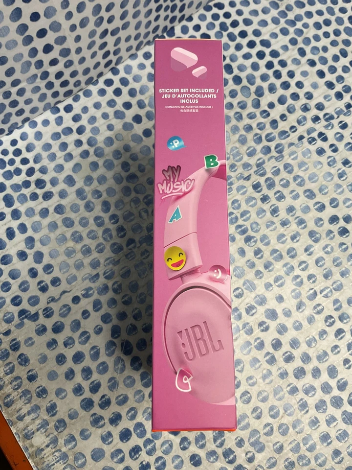 JBL JR300BT Kids On-Ear Wireless Headphones w/ Safe Sound Technology (Pink) NEW - Image 2 of 4