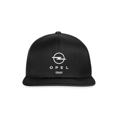 Opel Logo Weißer Schriftzug Snapback Cap