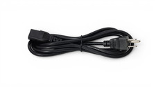 6ft Universal Power Cord NEMA 5-15P to IEC320C13 18 AWG - Black