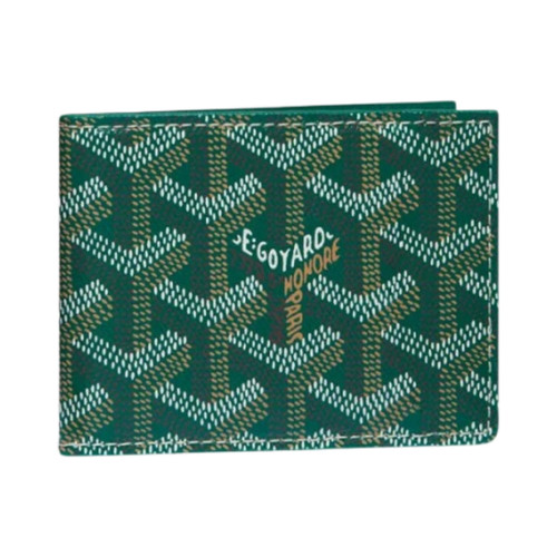 Goyard Insert Victoire Card Holder Green APMINSERT-09 Authentic Genuine