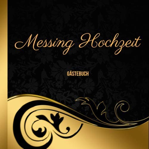 GäStebuch Hochzeit Messing 120 Seiten FüR GlüCkwüNsche, Erinnerungen-image