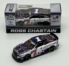 2025 1/64 1 Ross Chastain Jockey Salutes/Coke 600 Win Chevrolet Limited Ed.