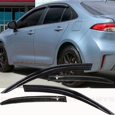 4pcs For 2020-2027 Toyota Corolla Sedan Window Vent Visors Rain Guards Deflector 4pcs For 2020-2027 Toyota Corolla Sedan Window Vent Visors Rain Guards Deflector