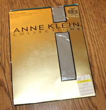 NIP Vintage Anne Klein Signature Sheer Pantyhose Size A Taupe Made in USA Nylons
