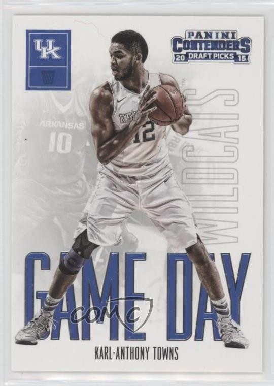 2015 Panini Contenders Draft Picks Game Day Karl-Anthony Towns #22 Rookie RC zi1