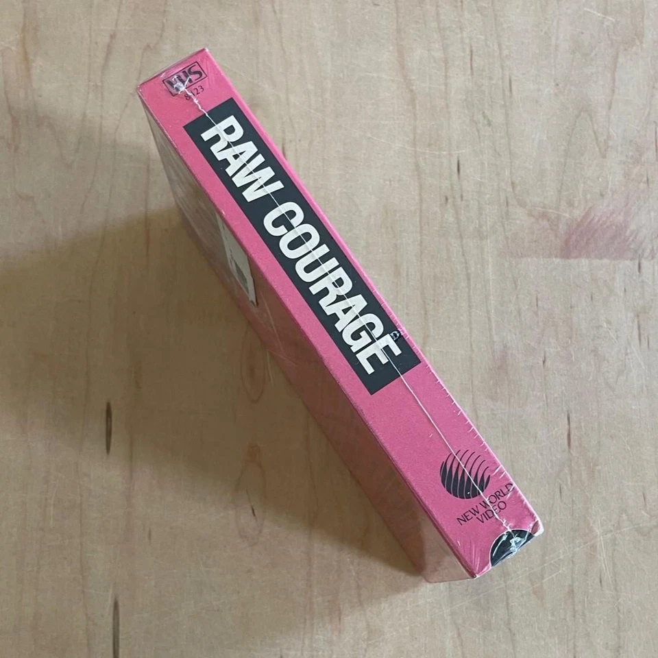 RAW COURAGE (1984) Sealed VHS New World Marathon Desert Stalker Vigilante Horror - Image 2 of 4