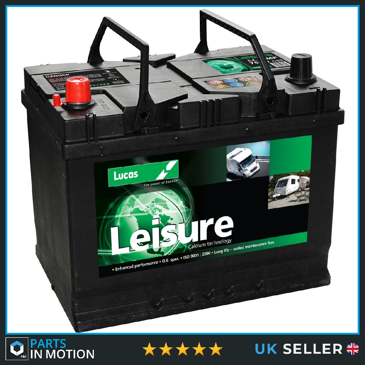 Lucas LL22MF Leisure Battery 75Ah