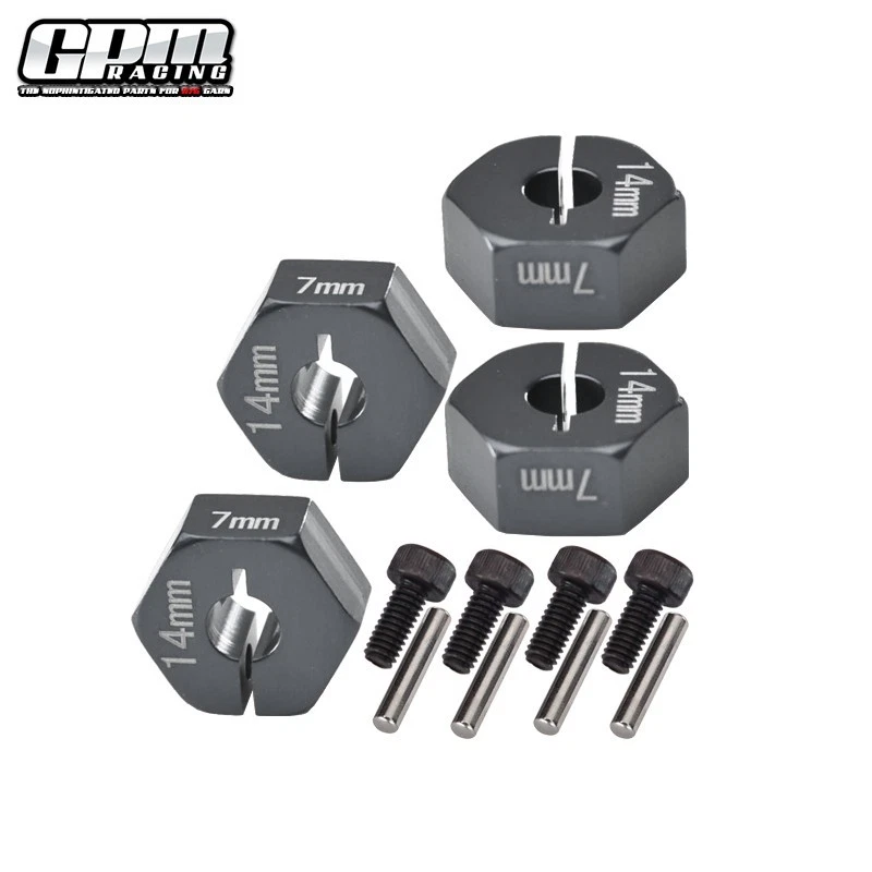 GPM Alu Hex Adapter 14x7mm For Optional 14mm Hex Wheel Only For EXO Terra Buggy - Image 4 of 4