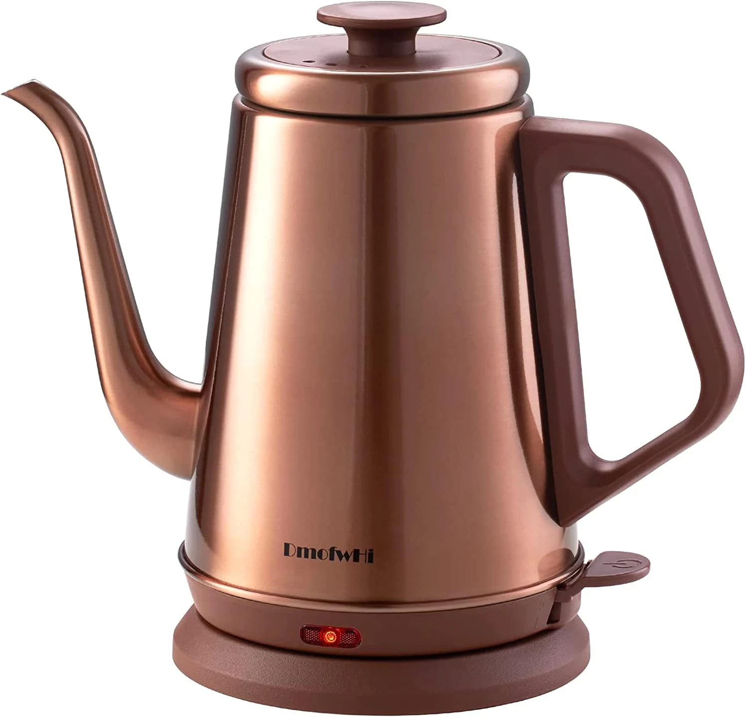 Gooseneck Electric Kettle 1L 1000W Stainless Steel BPA-Free Pour Over Copper