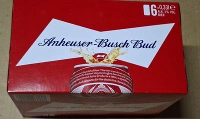 ANHEUSER-BUSCH Bud Lagerbier 6x 0,33l pfand dabei*MHD 01/2027*
