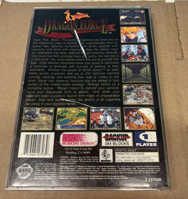 Dragon Force Sega Saturn 1996 CIB NTSC-U/C Long Box COMPLETE T-12703H