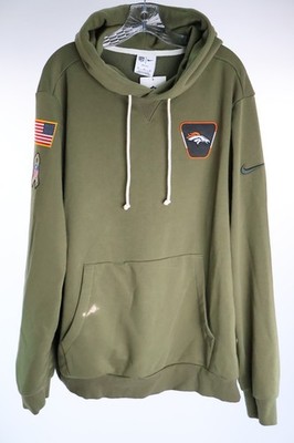 Nike Denver Broncos Salute to Service Hoodie Authentic Standard Issue XL Read