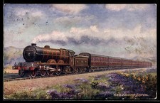 Edinburgh Express in Fahrt, Eisenbahn, Ansich...
