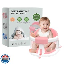 Baby Bath Seat for Babies 6 Months and Up, 360 Protection Bath Seats for Babi