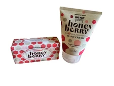 Perfecty Posh Lot Honey Berry-So Soapy Bath Bar Soap & Hand Creme BFYHC