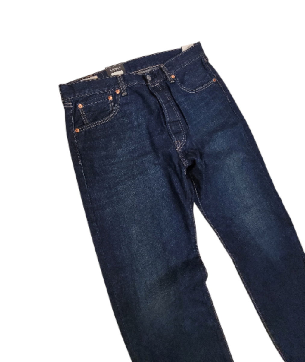 Levi's 501 Men's '93 Straight Fit Selvedge Jeans Dark Wash 0347 | eBay