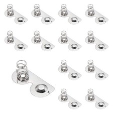 AA Battery Contact Spring Plate, 12 Pcs 26.5 mm x 12mm Terminal Contacts