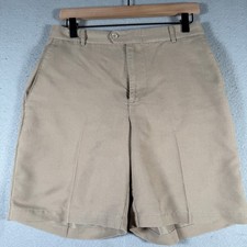 Oakley Mens Vintage Corduroy Shorts Tan Khaki Size 31 Waist 30 Inseam 8 Rayon
