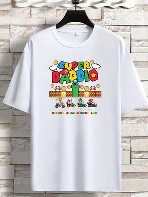Individuelles Super Daddio Geschenk Shirt, Vatertag Liebhaber Geschenk Tshirt, Super Dadio Top,