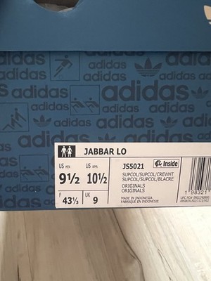 adidas Jabbar Lo Originals Low Top Blue/Cream Patchwork Sneakers JS5021
