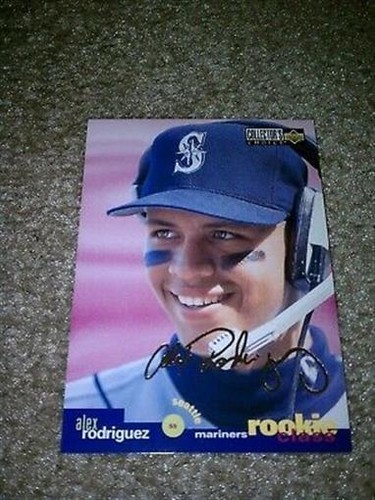 RARE! 1995 Alex Rodriguez Colletor's Choice SILVER SIGNATURE - SCARCE!
