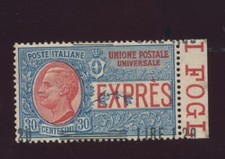 1921 Italia, Espresso, n. 5Ba, Lire 1,20 su 30 cent azzurro e rosso, MNH**