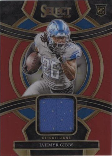 2023 Panini Select - Jahmyr Gibbs #266 Orange Prizm Die-Cut /399